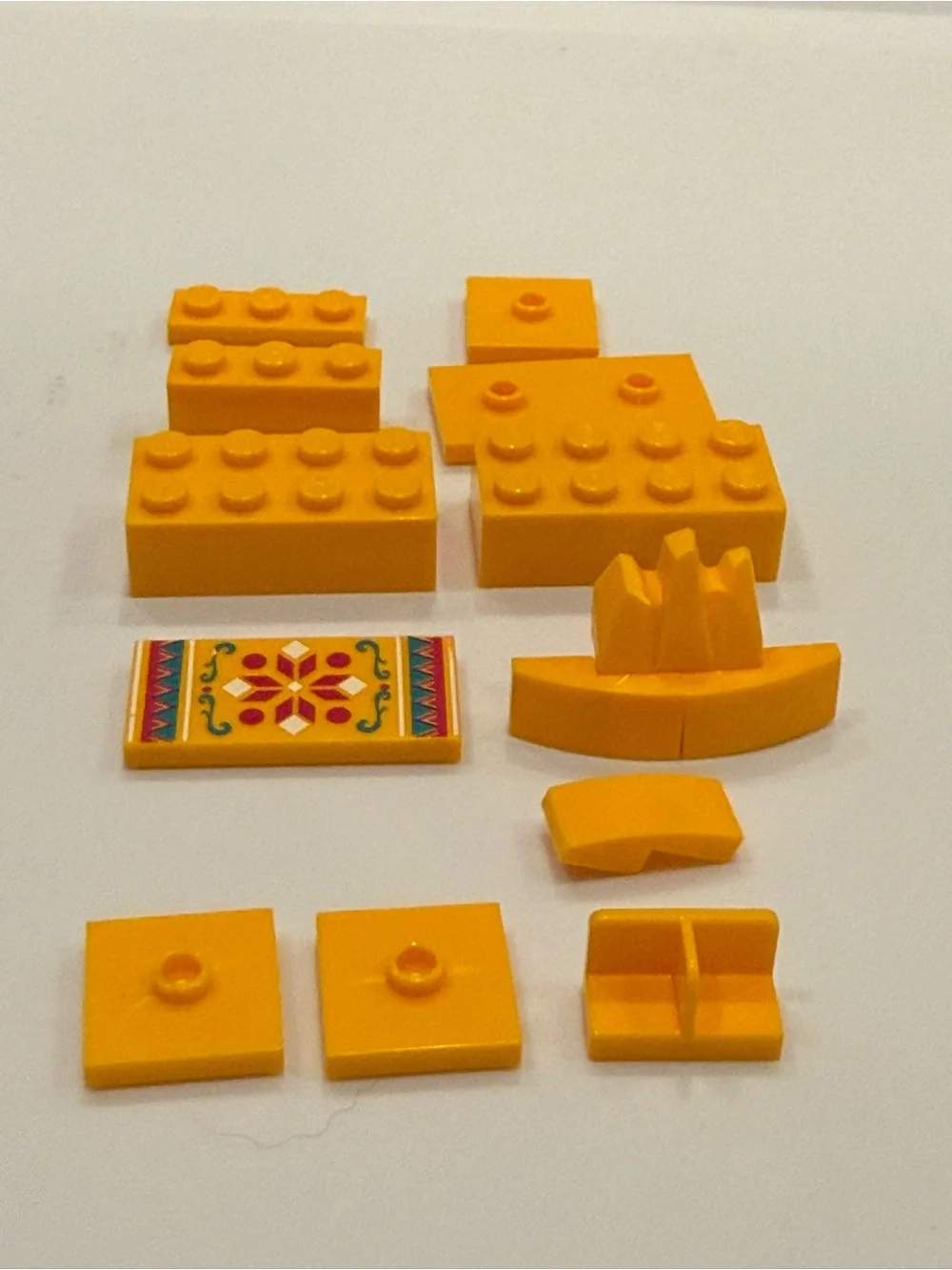 LEGO Coral Orange Parts Blocks Pieces Elements Lot